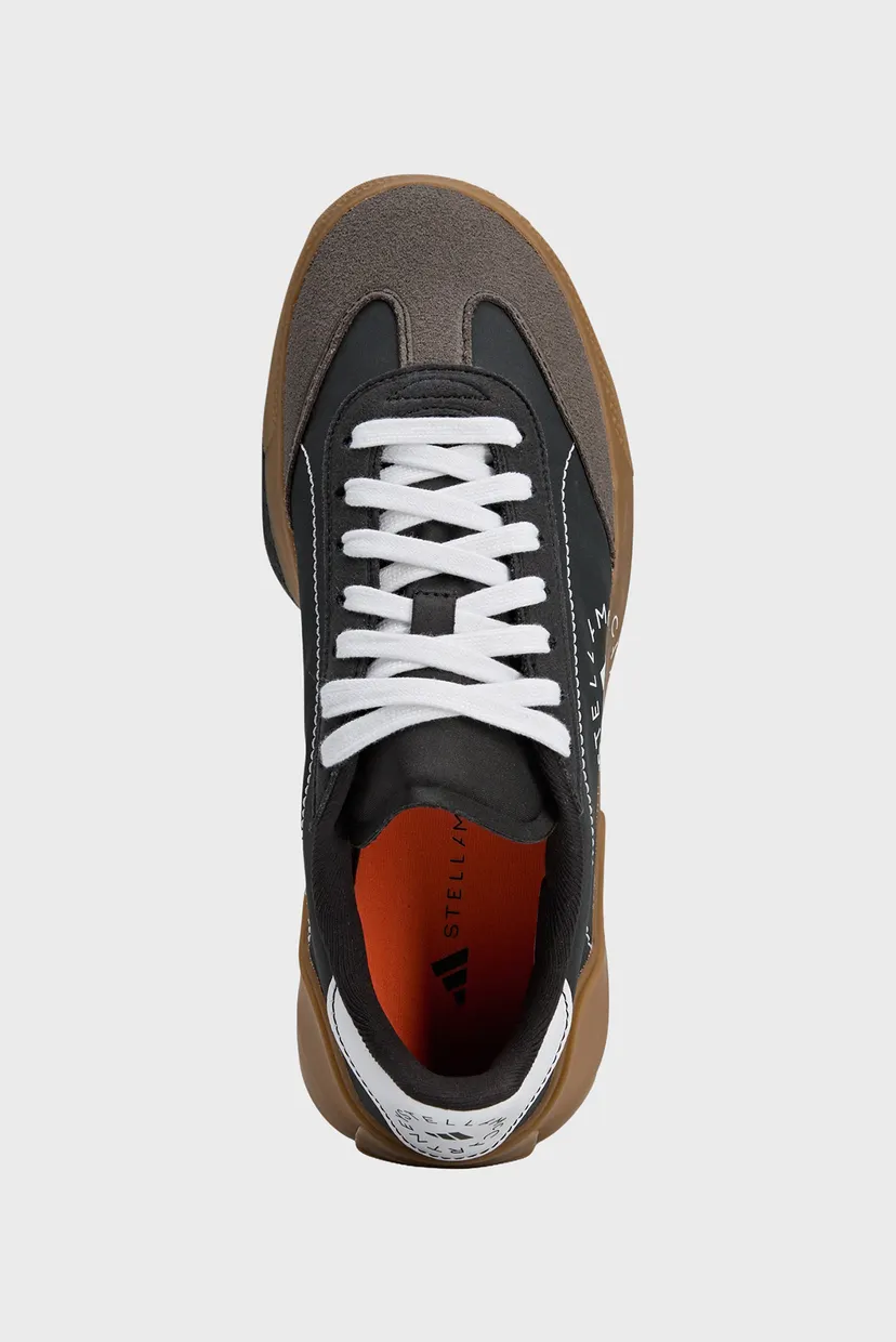 Жіночі чорні кросівки adidas by Stella McCartney Court Boost 3