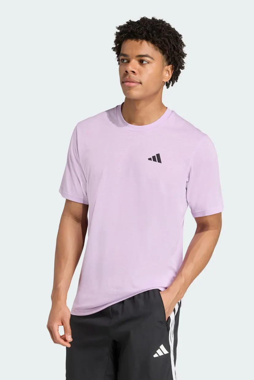Чоловіча бузкова футболка Train Essentials Feelready adidas JW7445