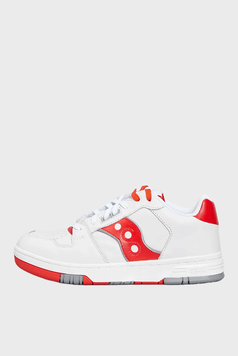 Білі шкіряні кросівки SONIC LOW 6