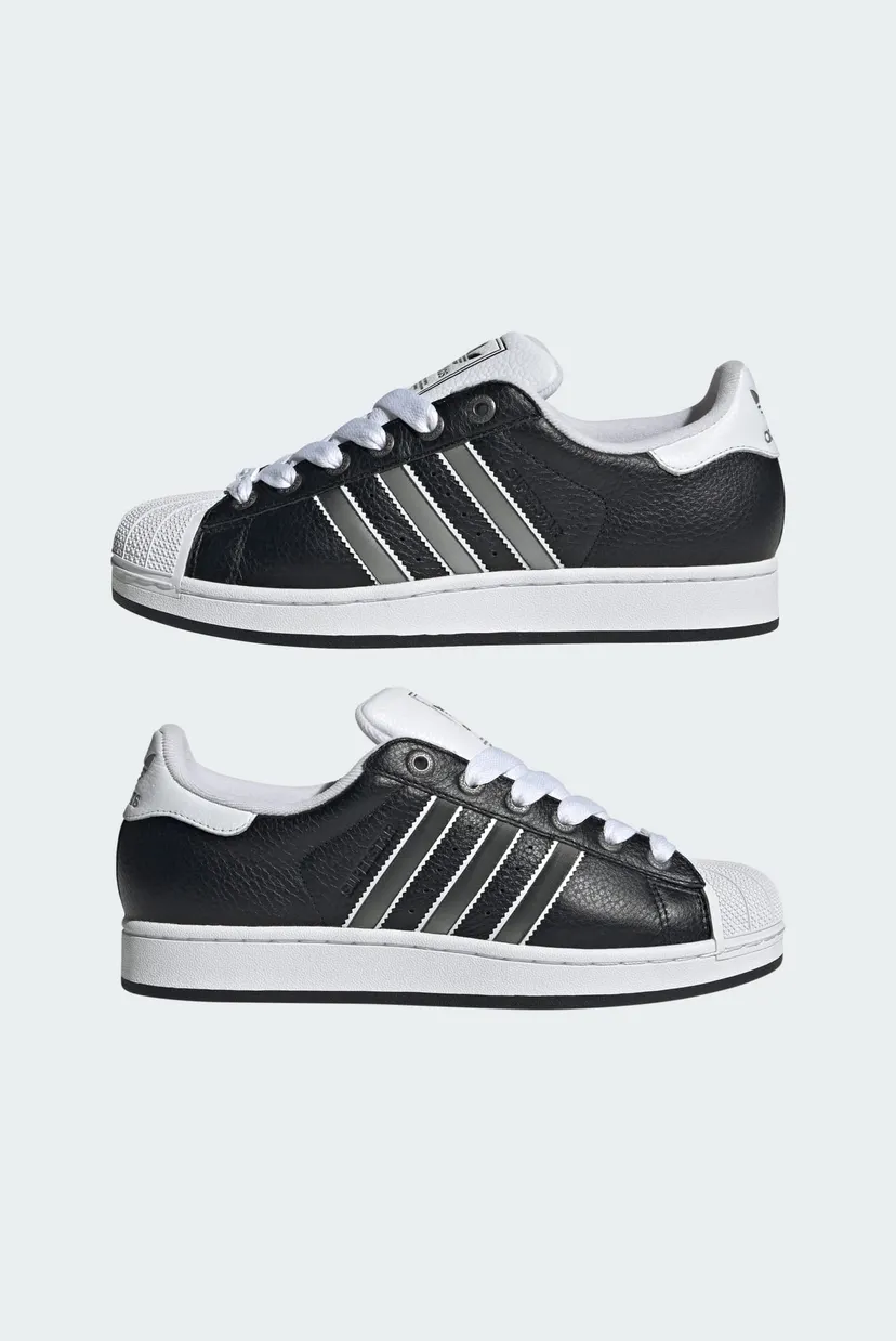 Черные кожаные сникерсы Superstar II 7