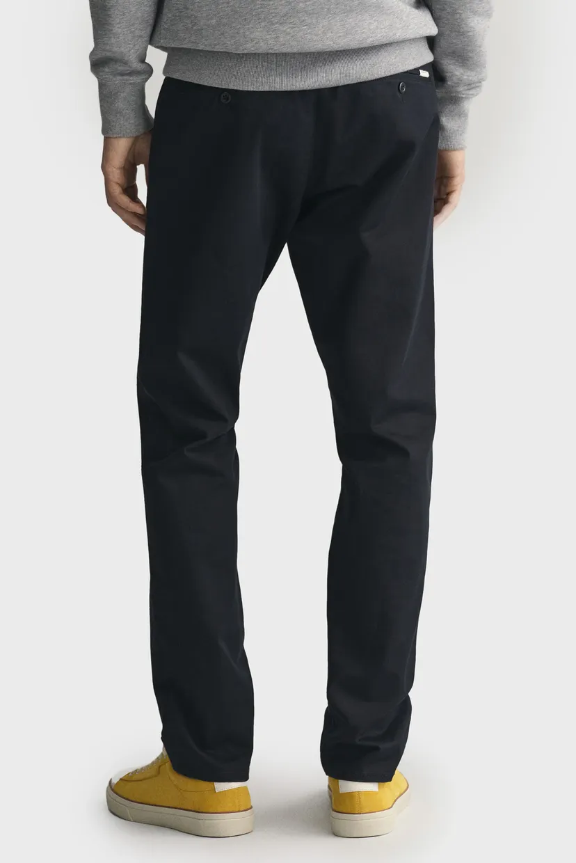Мужские черные чиносы SLIM TWILL CHINOS 3
