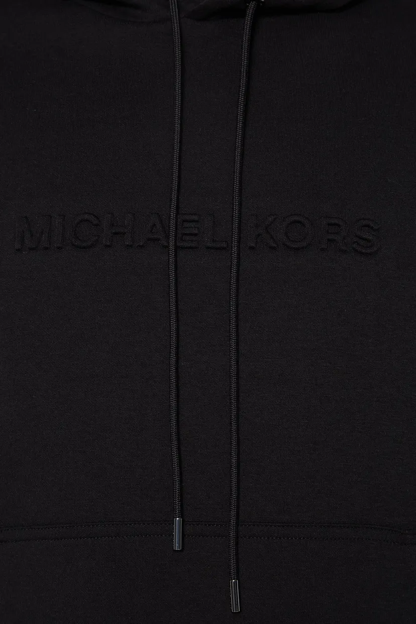 Мужское черное худи EMBOSSED LOGO HOODIE 3