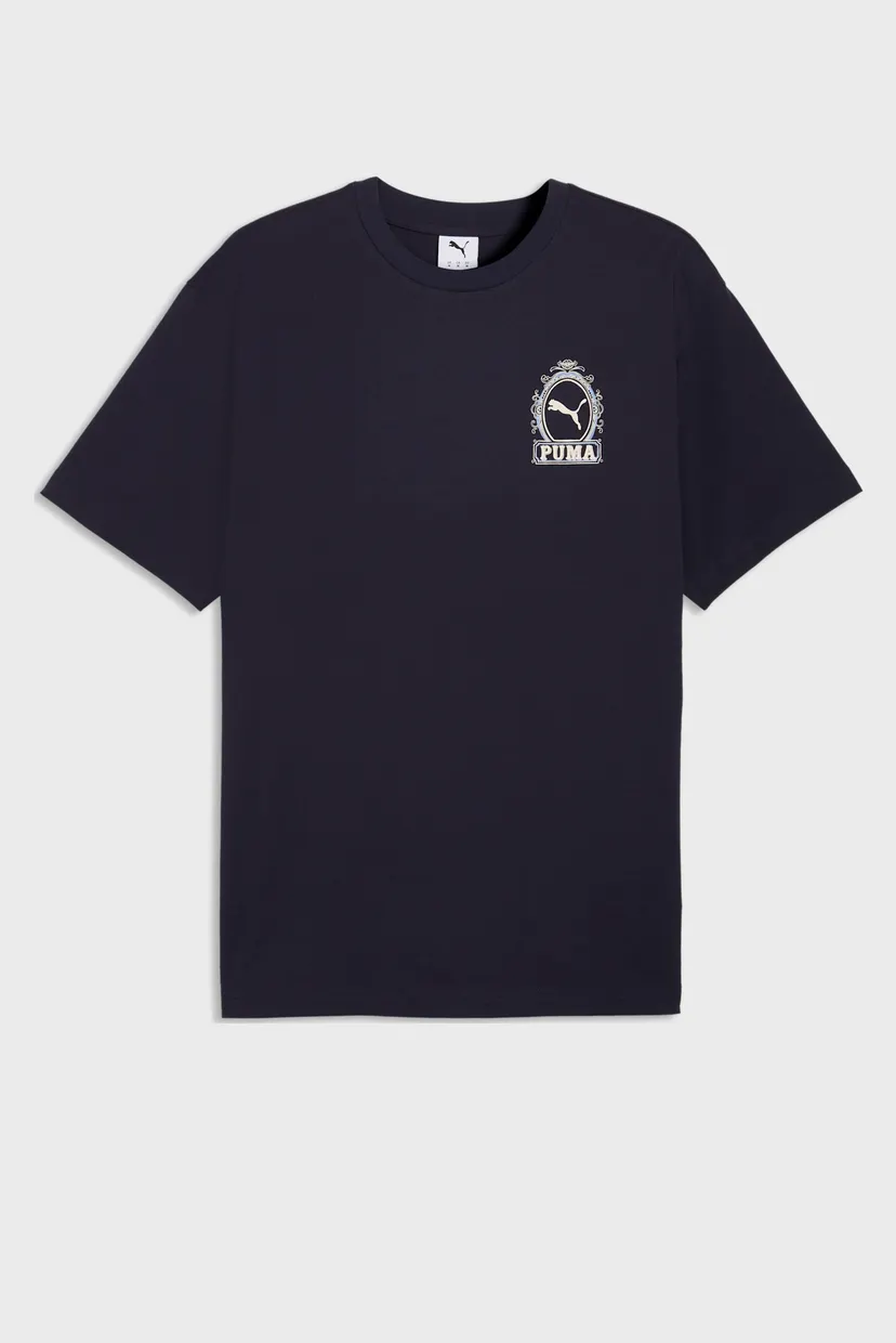 Чоловіча темно-синя футболка Graphic Relaxed Tee Men 4