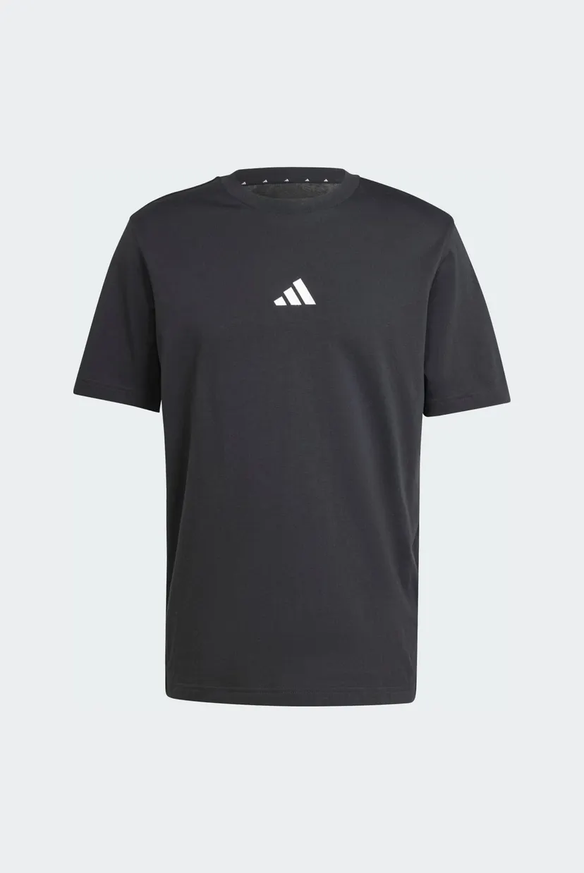 Чоловіча чорна футболка Essentials Small Logo Single Jersey 6