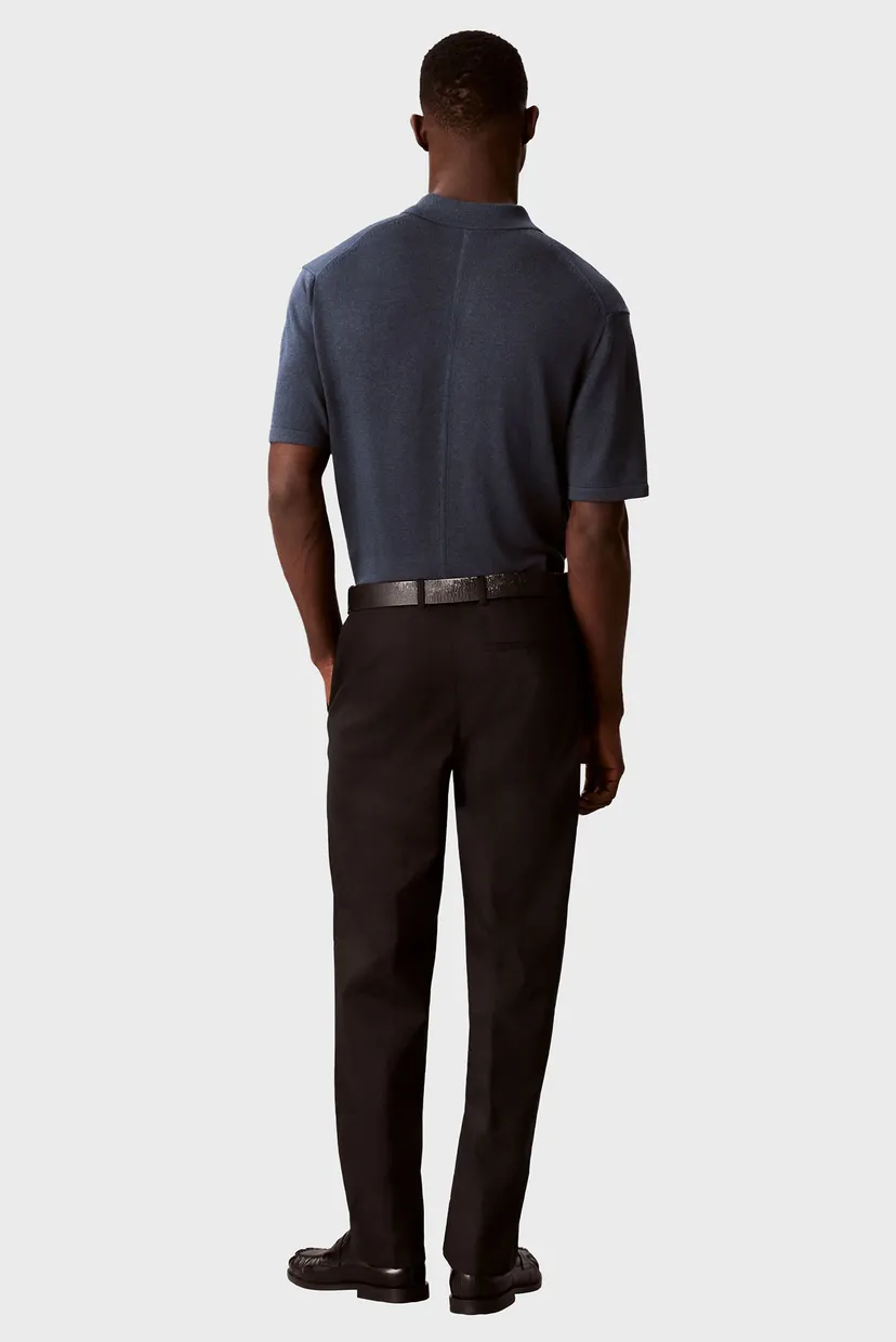 Мужские черные льняные чиносы TAPERED 3