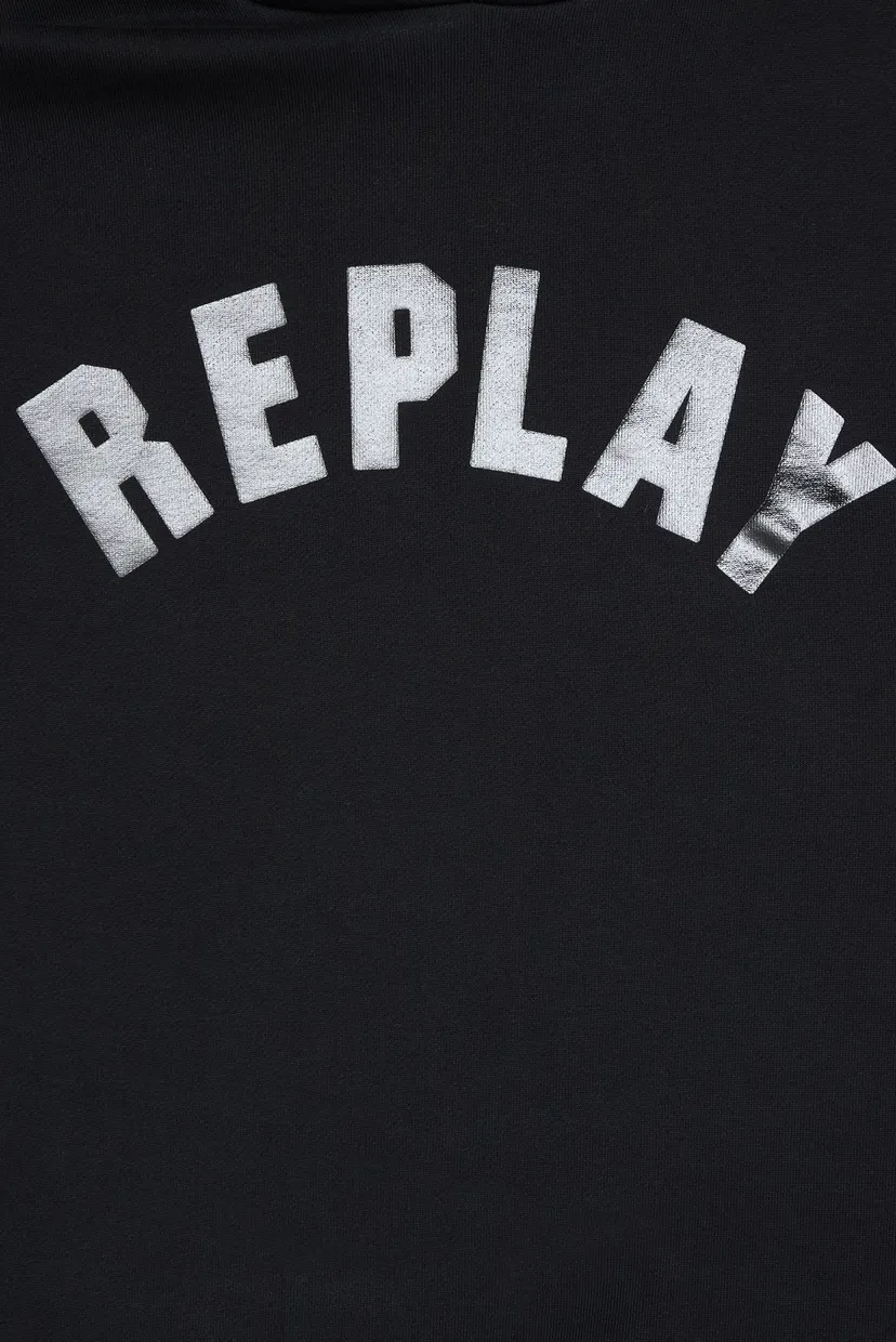 Женское черное худи 3