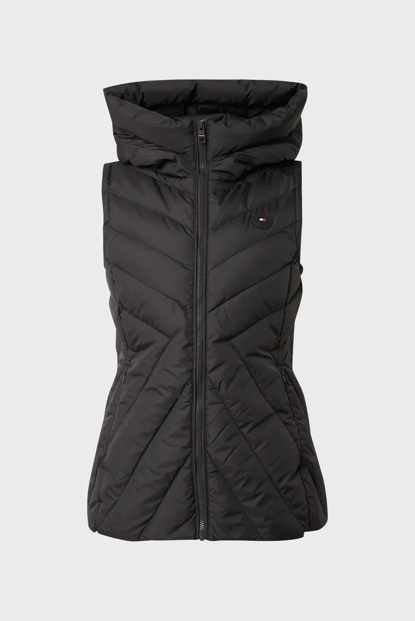 Жіночий чорний пуховий жилет CHEVRON MW DOWN VEST 4