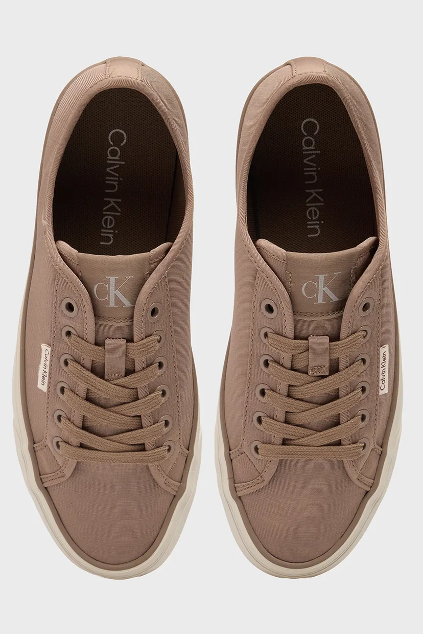 Женские коричневые сникерсы FLATFORM 4