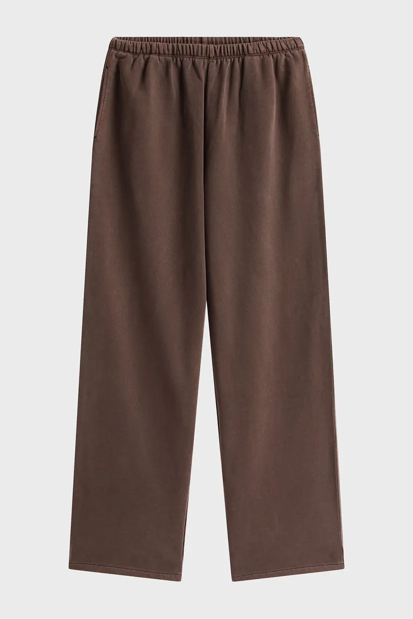 Женские коричневые спортивные брюки WIDE LEG 5