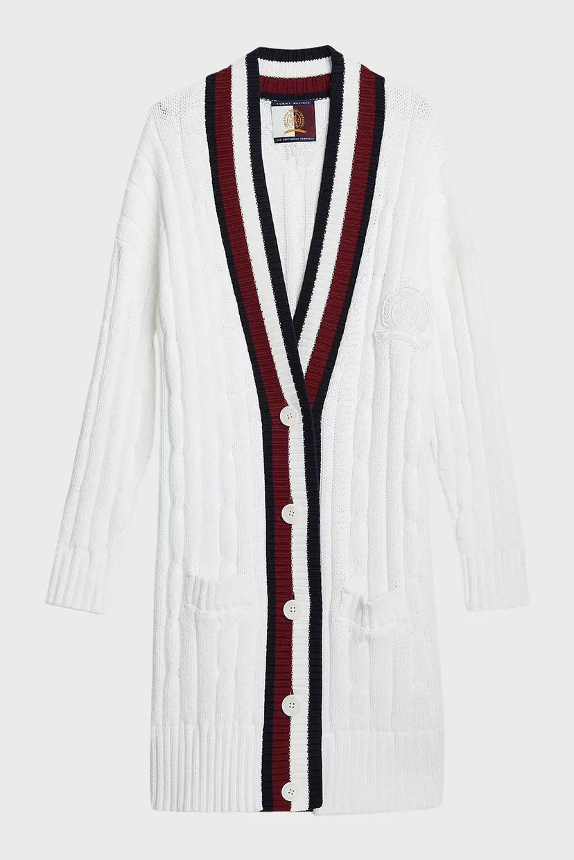 Жіночий білий кардиган THC CC GLOBAL STP LT CARDI DRESS 6