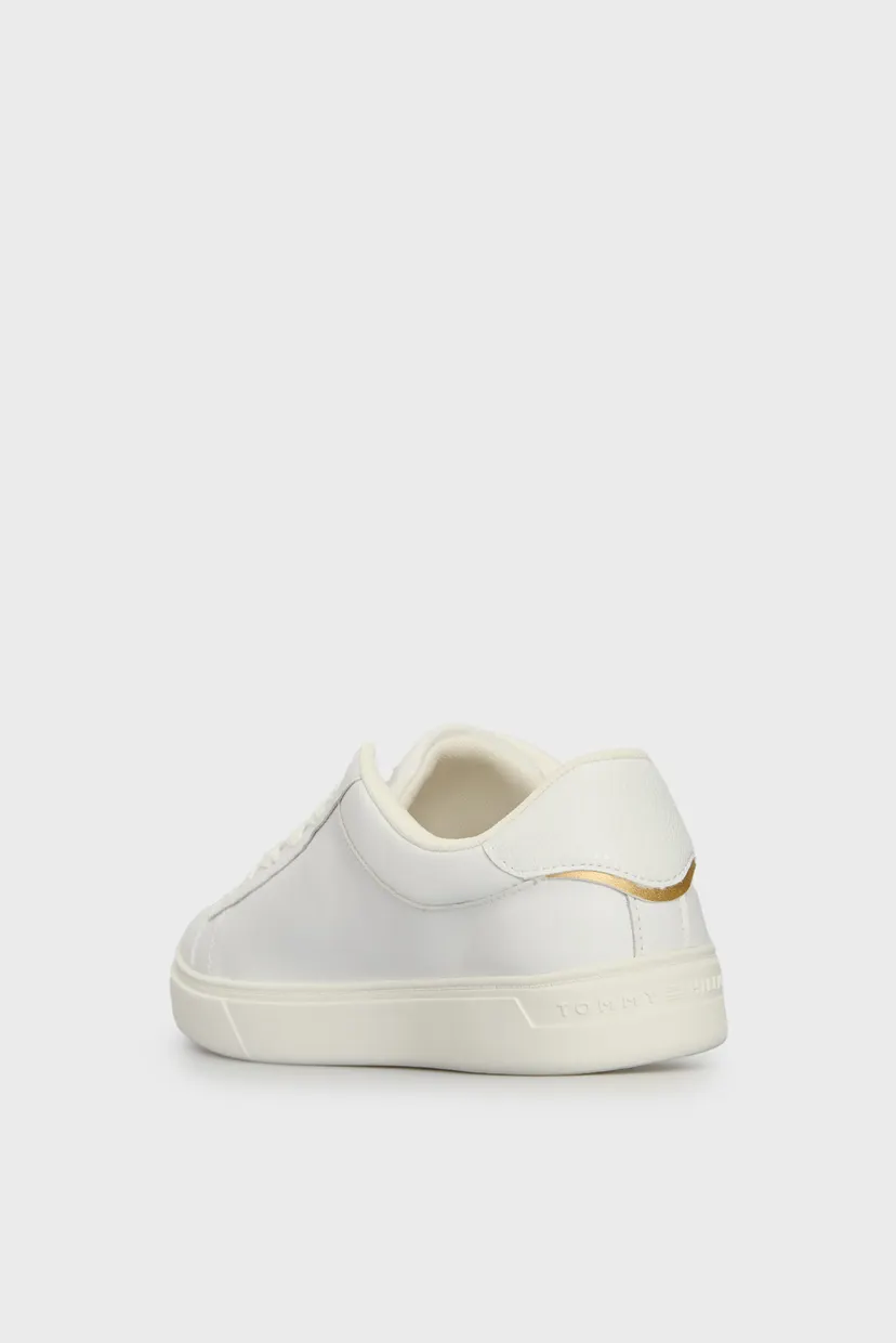 Жіночі білі шкіряні снікерси ESSENTIAL COURT SNEAKER 5