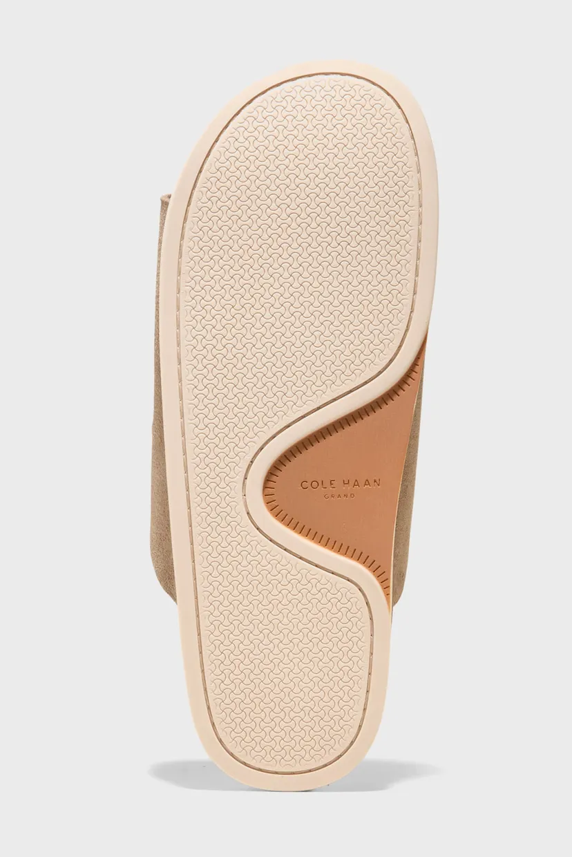 Чоловічі бежеві замшеві слайдери Modern Classics Resort Sandal 6