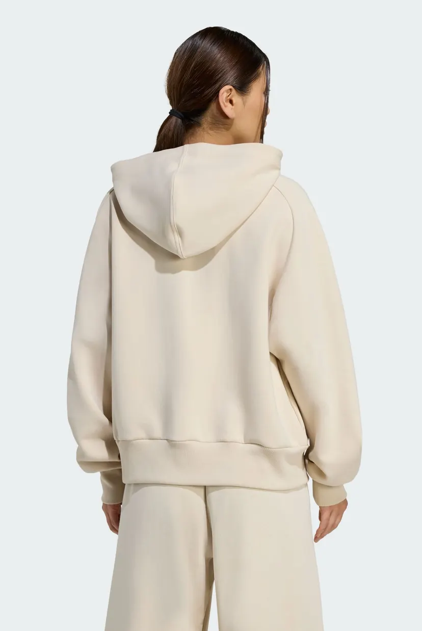 Женское бежевое худи SOFT LUX FULL-ZIP 3