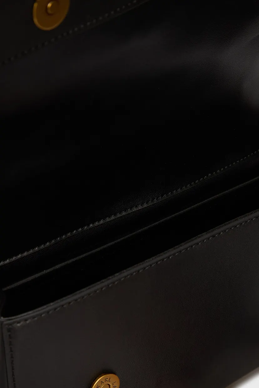 Жіноча чорна шкіряна сумка AUTOGRAPH TOP HANDLE CB 5