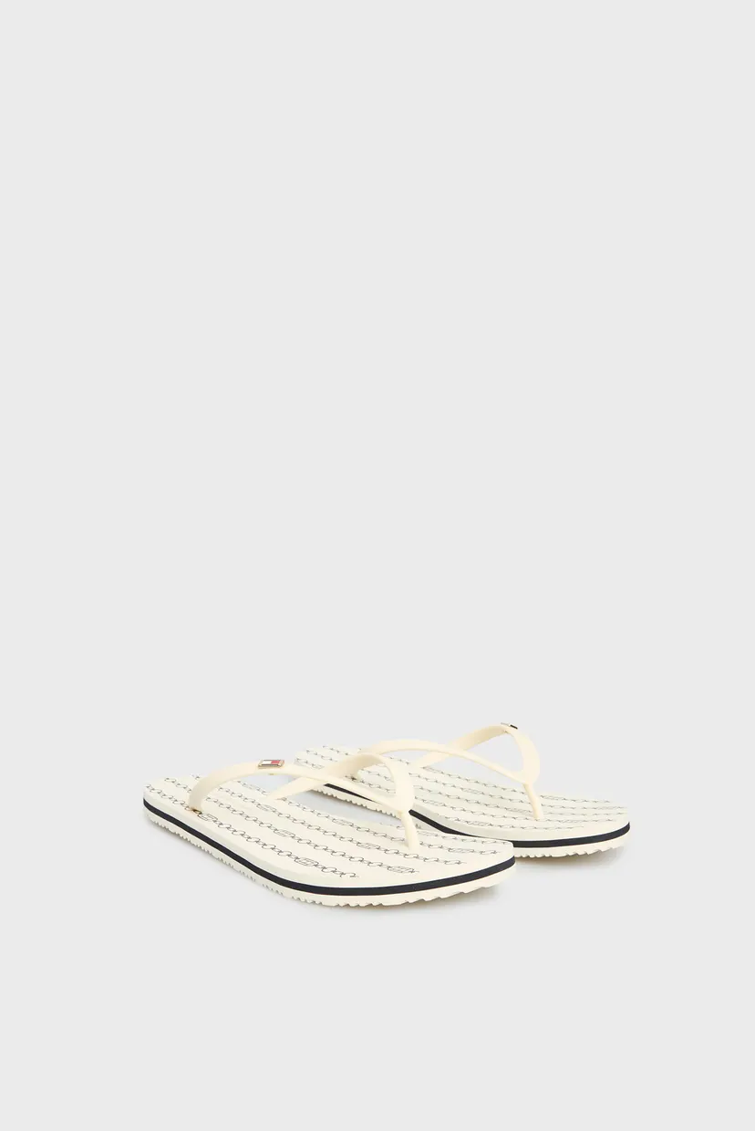 Женские белые вьетнамки TH STRIPES WEDGE BEACH SANDAL 3