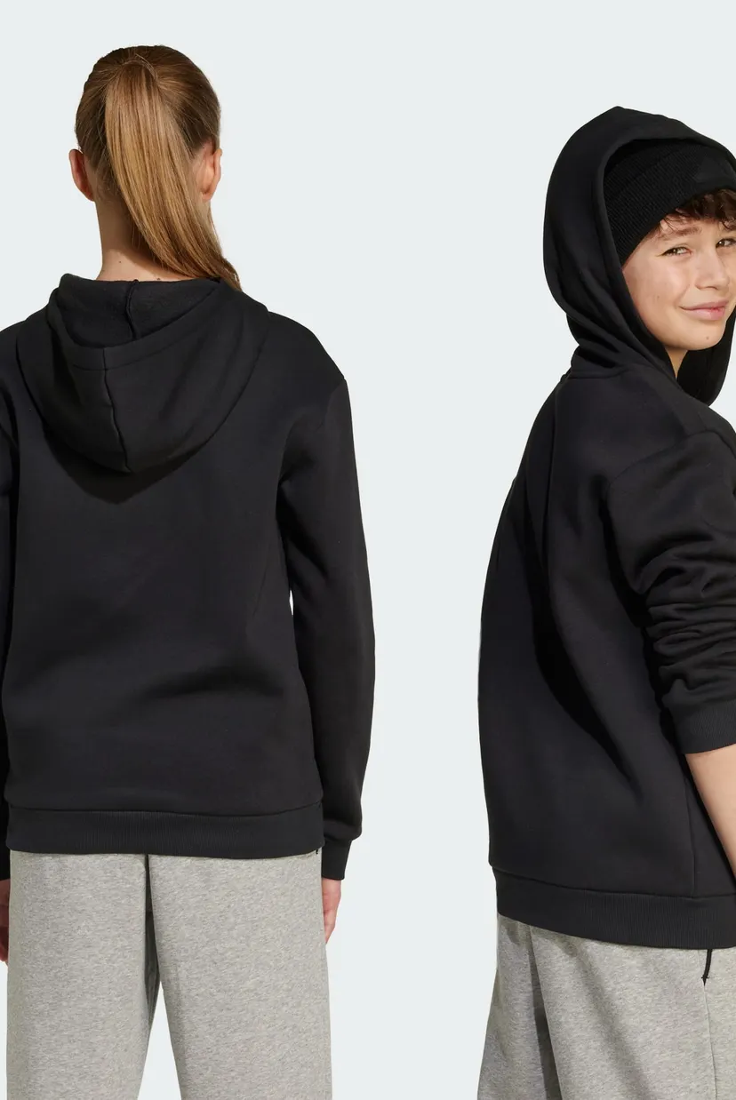 Детское черное худи Seasonals Essentials Collegiate Typography Kids 4