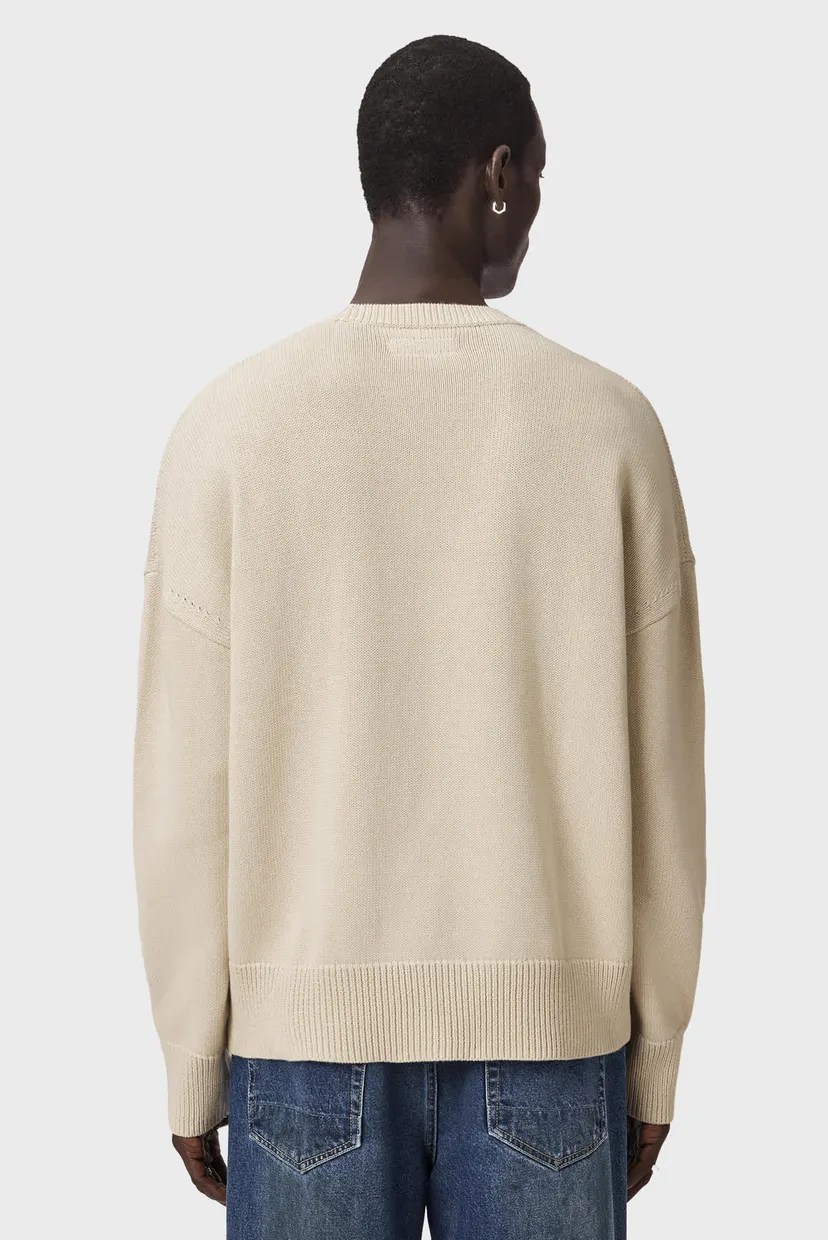 Чоловічий білий джемпер CROSSED 3