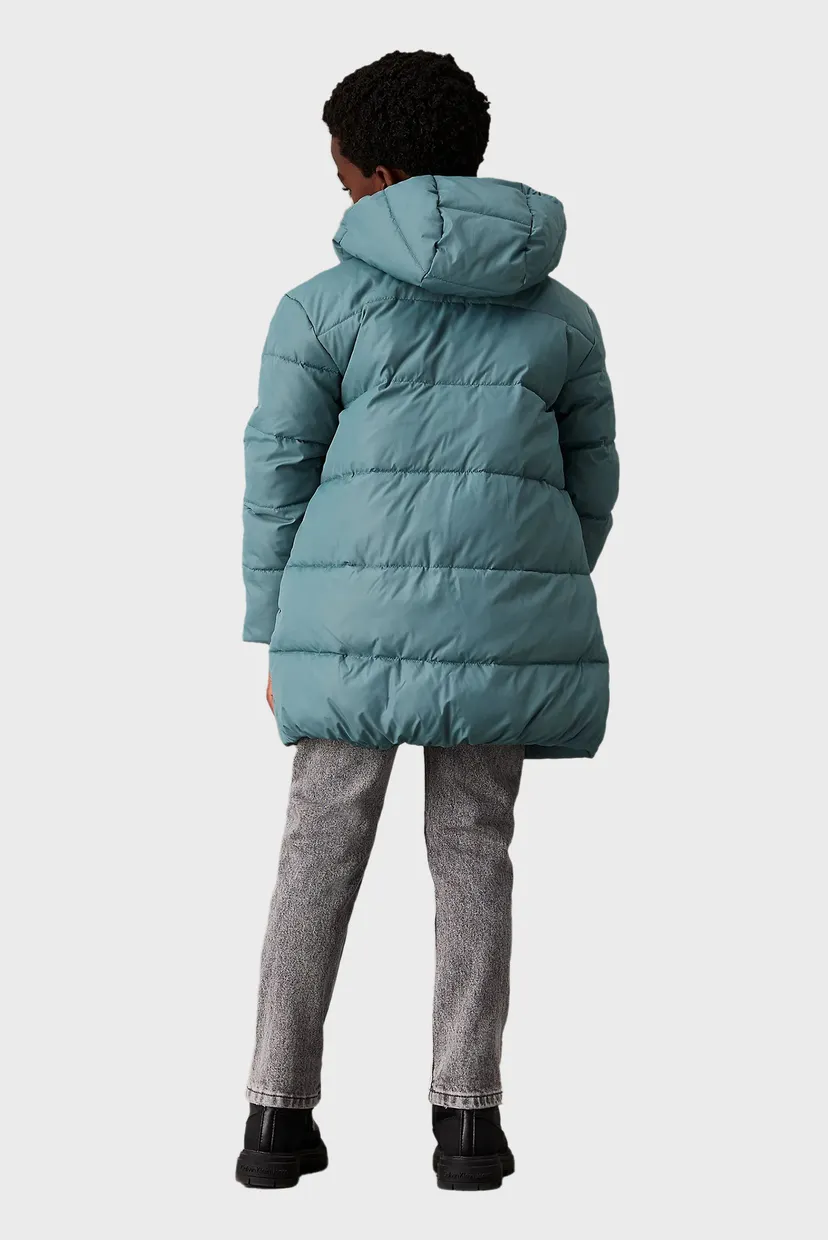 Дитяча зелена куртка ESSENTIAL PARKA PUFFER 3