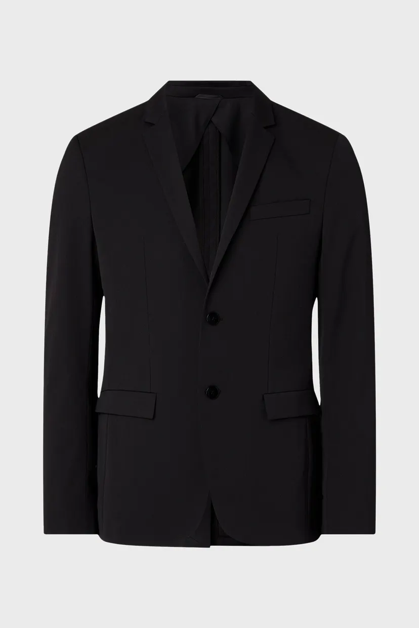 Мужской черный пиджак TRAVEL GABARDINE SLIM BLAZER 6