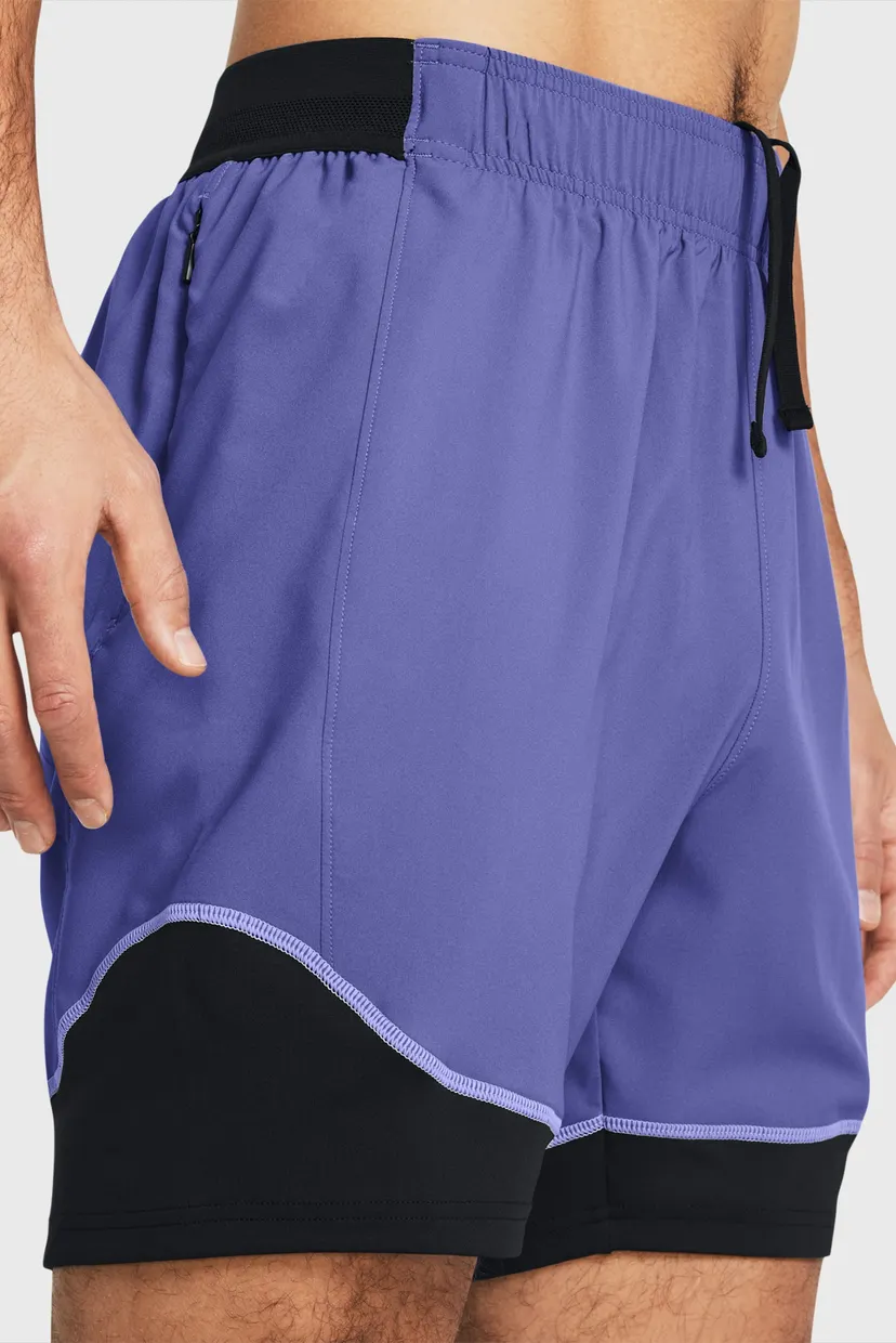 Чоловічі фіолетові шорти UA M's Ch. Pro Train Short 4
