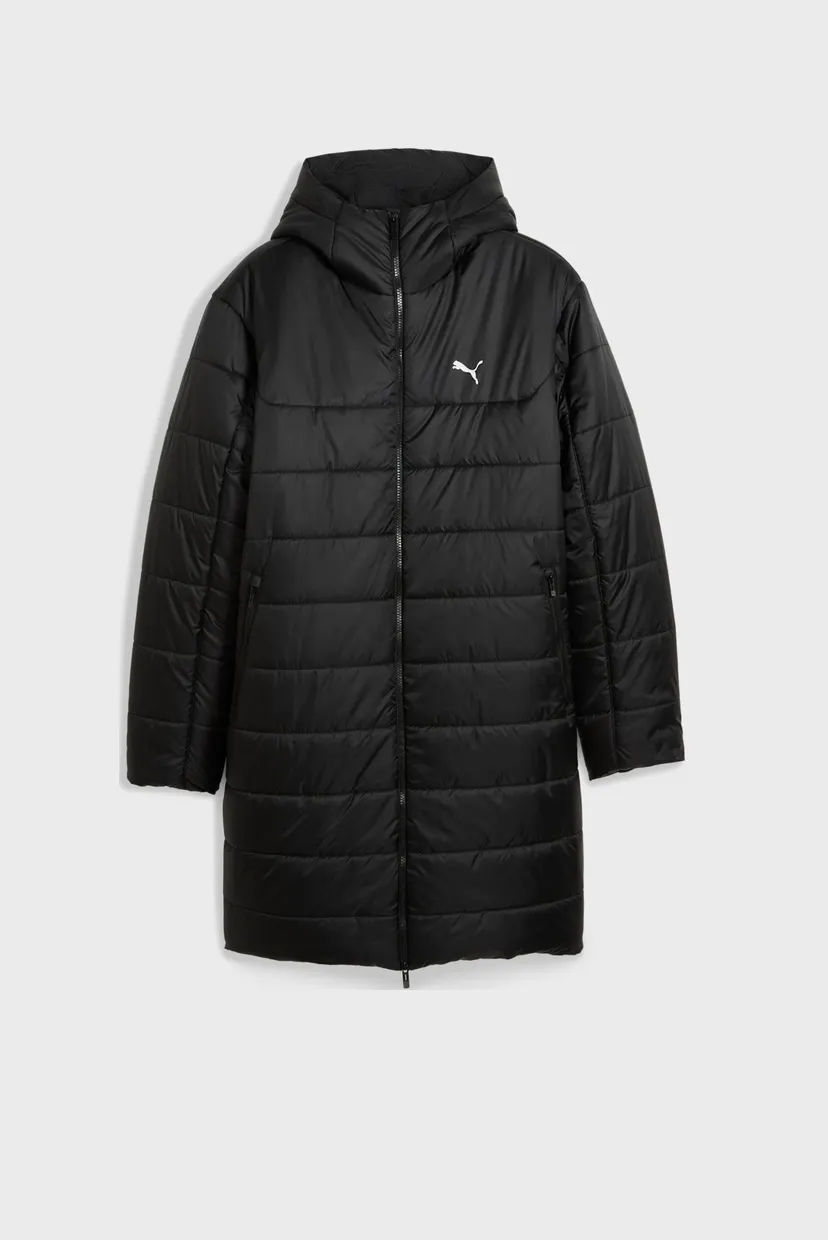Чоловіча чорна куртка Essentials Hooded Padded Parka Men 4
