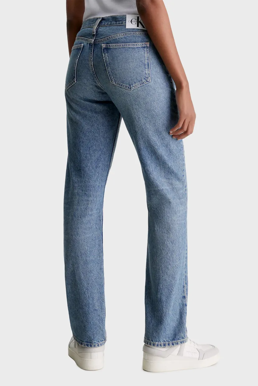 Женские синие джинсы LOW RISE STRAIGHT 3