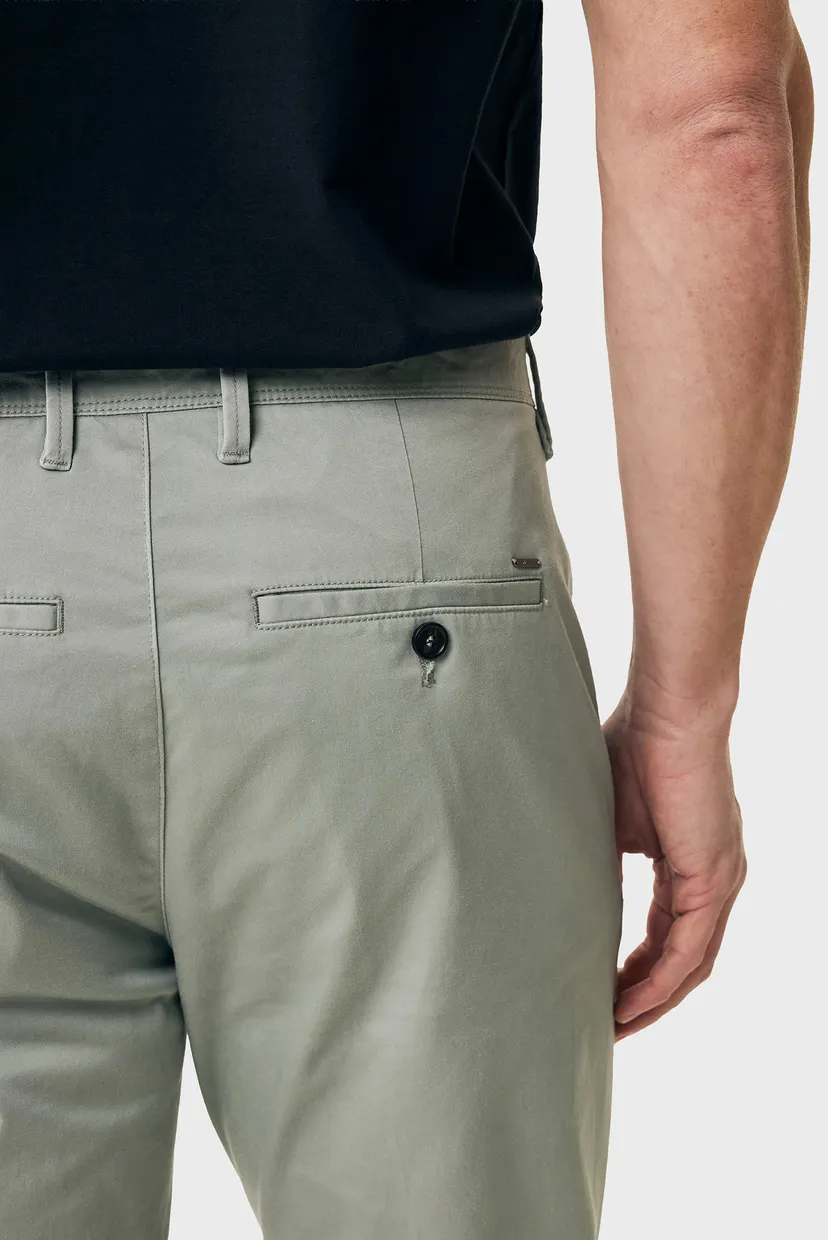 Мужские оливковые брюки CRAIG Garment dye chino pants 4
