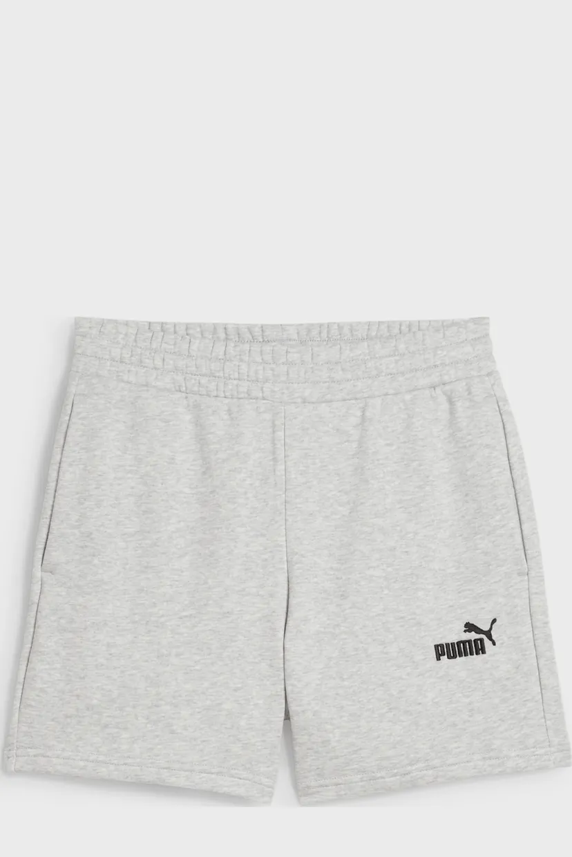 Жіночі сірі шорти Essentials Small No. 1 Logo 5'' High-Waist Shorts Women 4