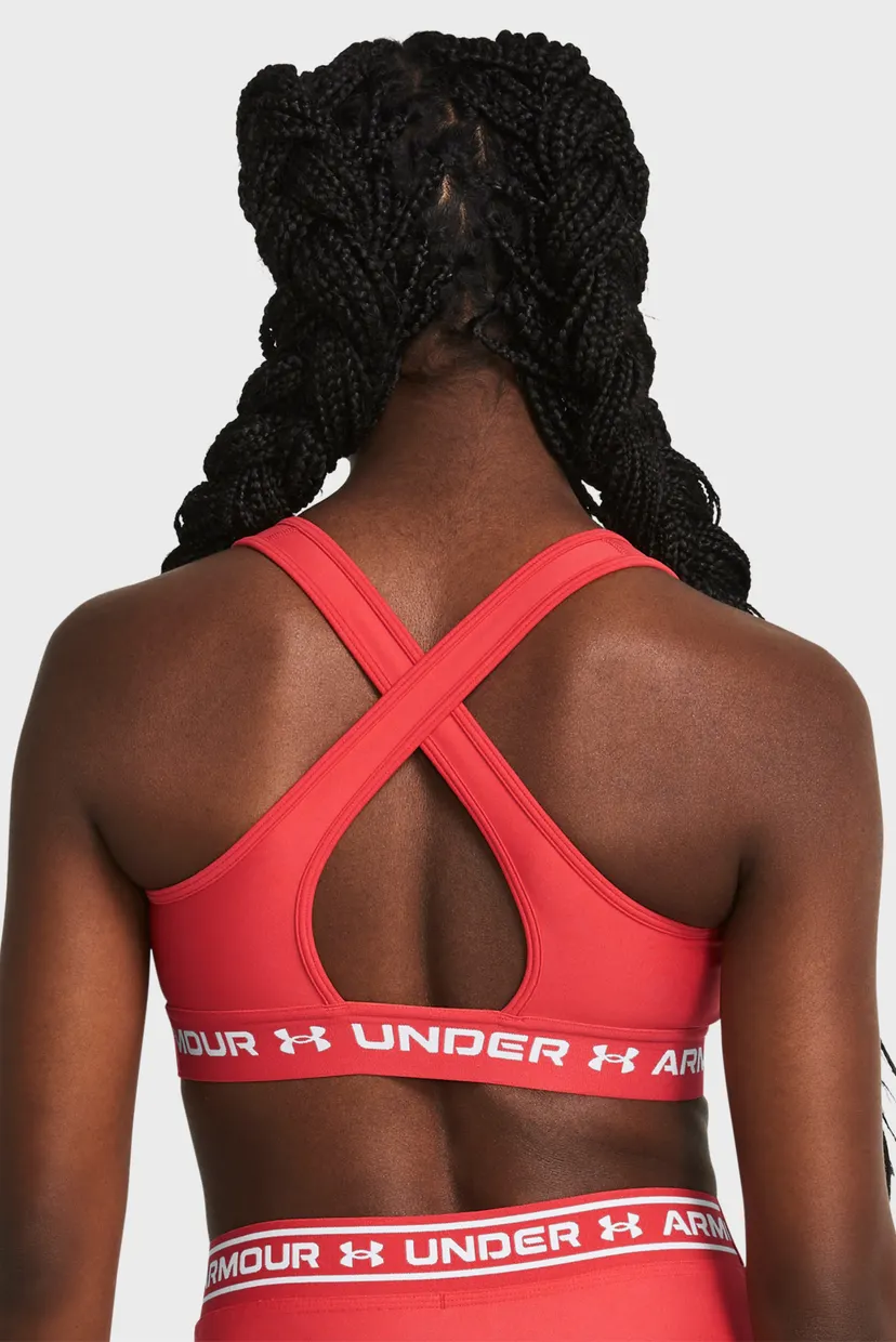 Женский красный топ Crossback Mid Bra 7