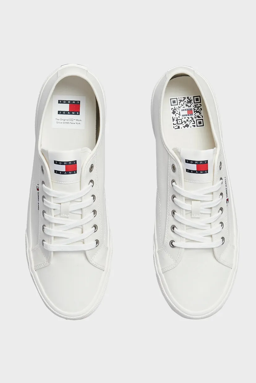 Чоловічі білі кеди TJM LACE UP CANVAS COLOR 4