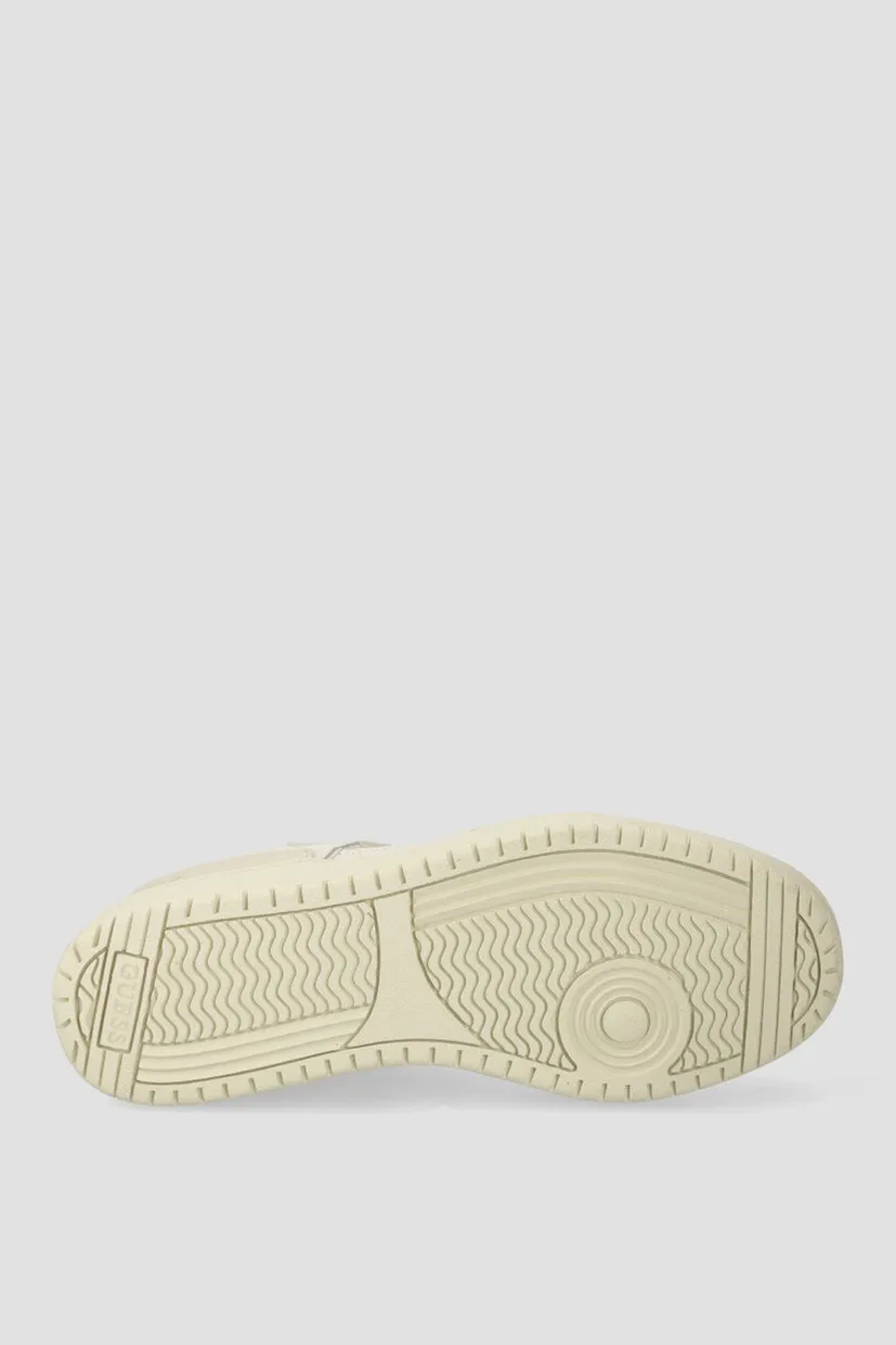 Чоловічі білі шкіряні снікерси 5