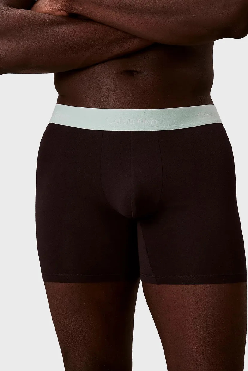 Мужские черные боксеры (3 шт) BOXER BRIEF 6