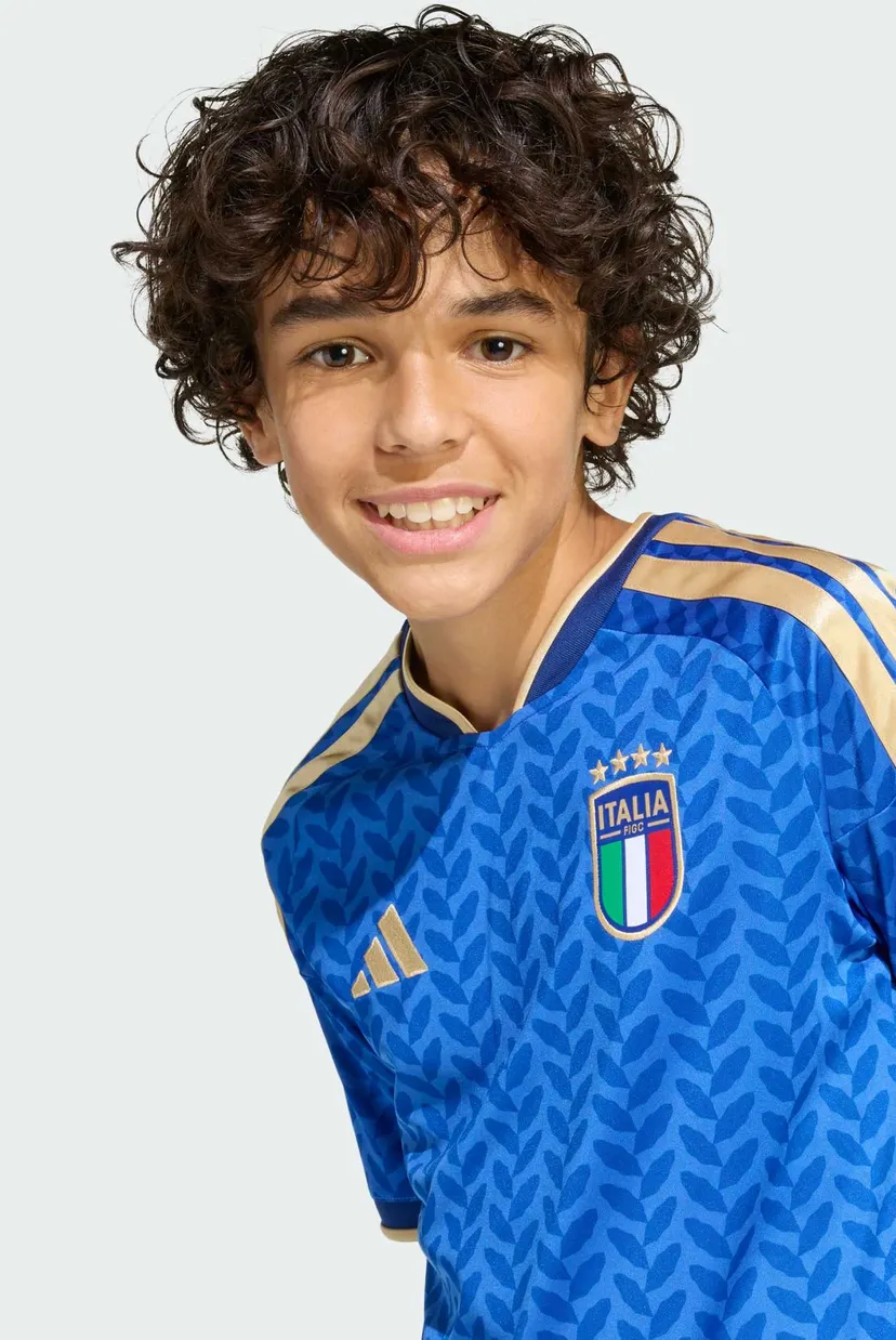 Детская синяя футболка с узором Italy 26 Home Kids 4