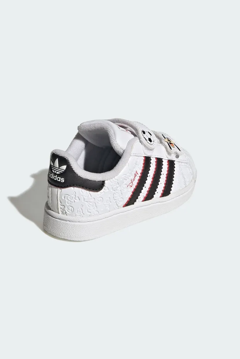 Дитячі білі снікерси ADIDAS DISNEY SUPERSTAR II COMFORT CLOSURE 5
