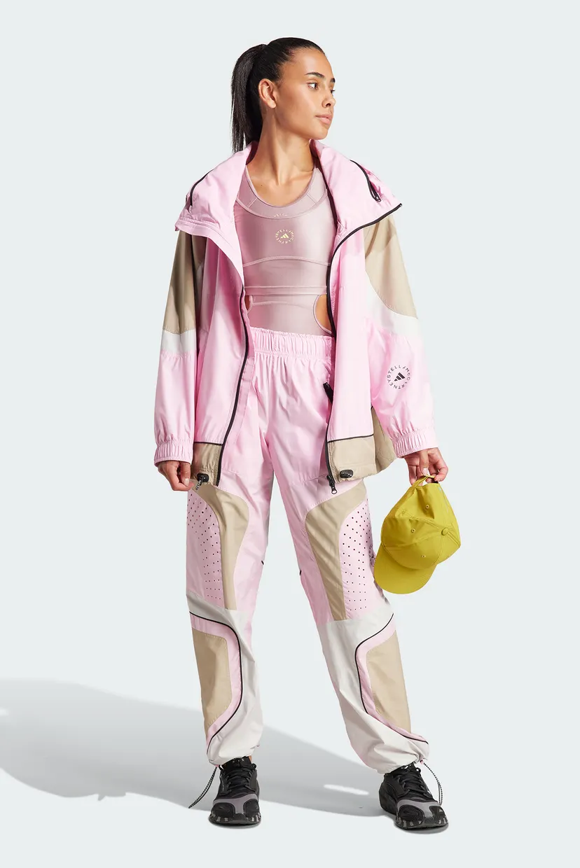 【DUSTY_PINK】サイドポケット ウーブン Женская розовая ветровка adidas by Stella McCartney Woven adidas