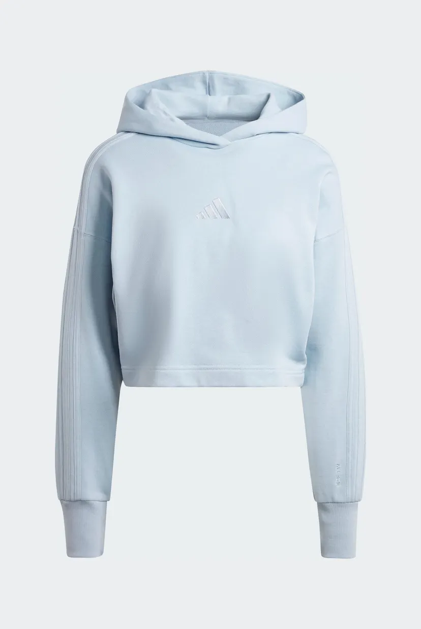 Жіноче блакитне худі ALL SZN French Terry 3-Stripes 6