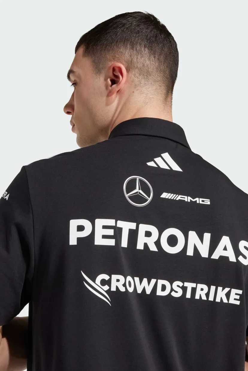 Чоловіче чорне поло Mercedes - AMG Petronas Formula One Team Black 5