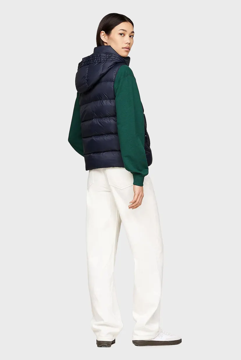 Жіночий темно-синій пуховий жилет LW DOWN CASUAL VEST 3