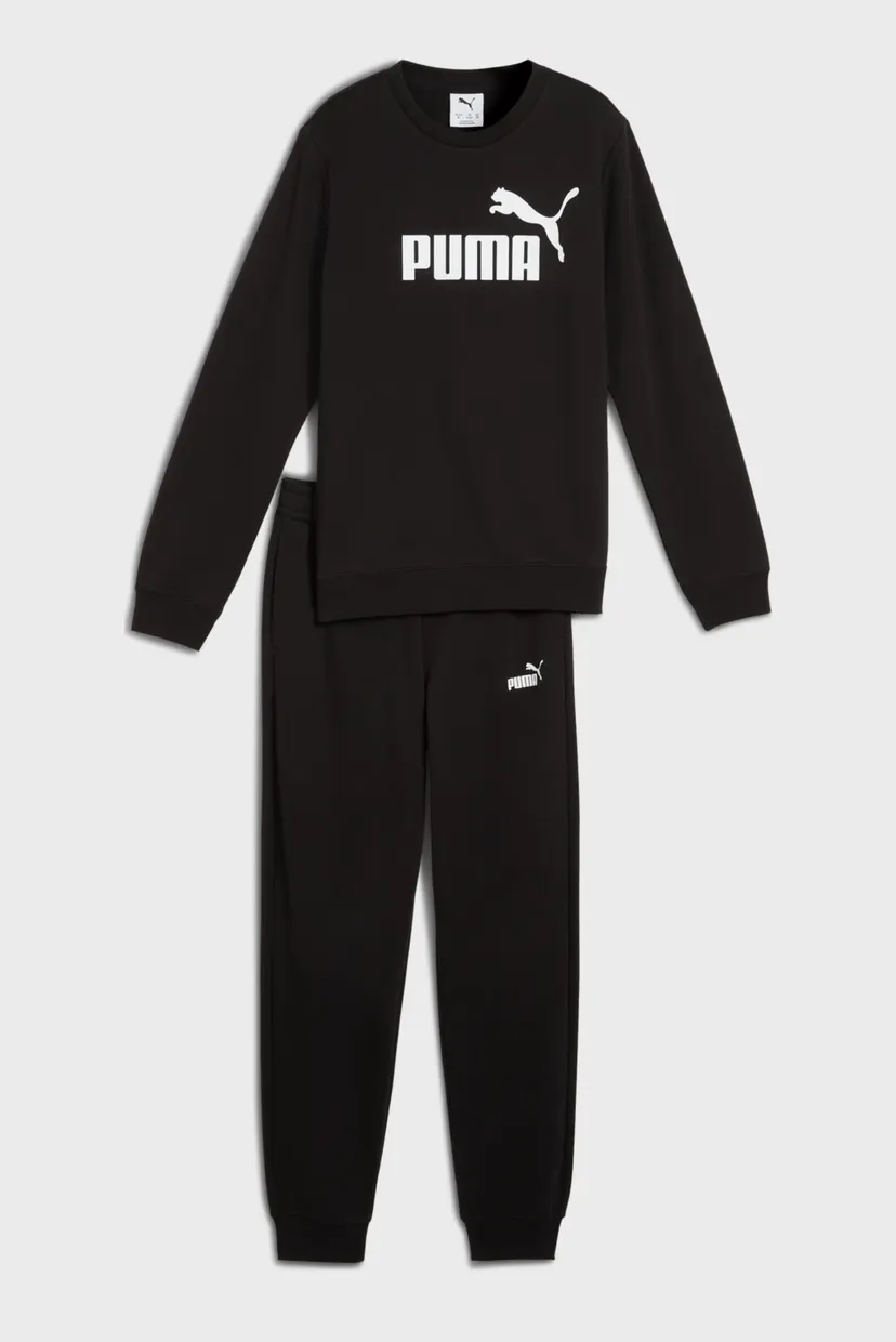 Детский черный спортивный костюм (свитшот, брюки) Essentials No. 1 Logo Crew Sweat Suit Youth 4