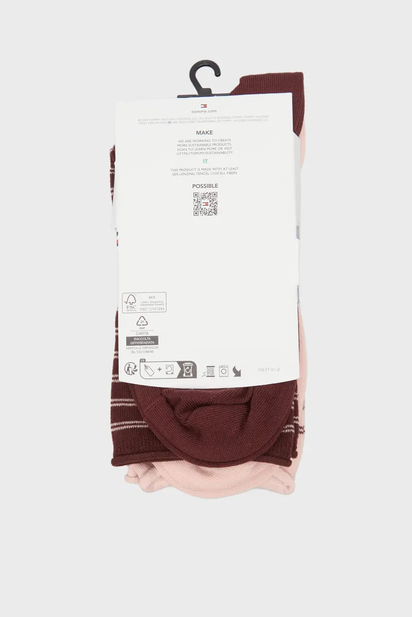 Жіночі шкарпетки у смужку (2 пари) TH WOMEN SOCK  LOGO STRIPE 3