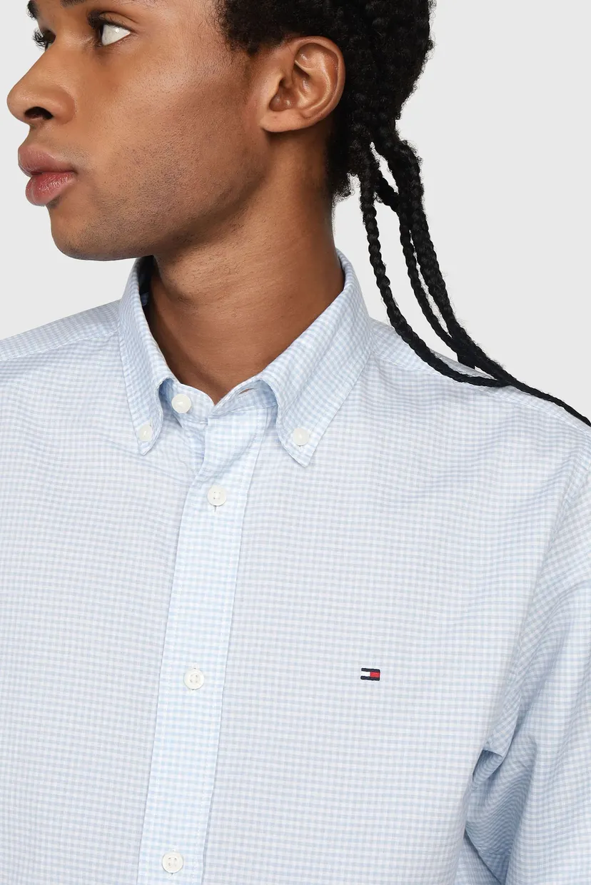 Чоловіча картата сорочка NAT. SOFT FLEX GINGHAM RF 4