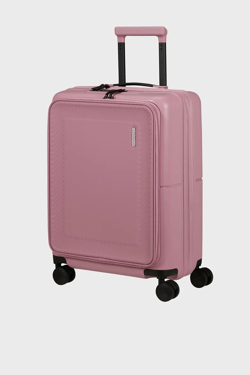 Женский розовый чемодан 55 см DASHPOP LILAS PINK 3