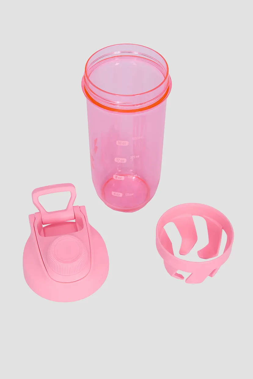 Розовый шейкер UA 24oz Clarity Shaker Bottle Pink Vortex/Pink Vortex OSFA (710 мл) 4