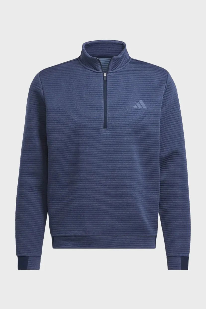 Мужская темно-синяя спортивная кофта Ultimate365 Dwr Textured Quarter Zip 6