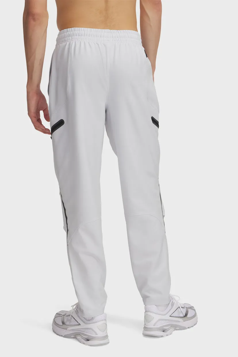 Мужские светло-серые спортивные брюки UA Unstoppable Cargo Pant 3