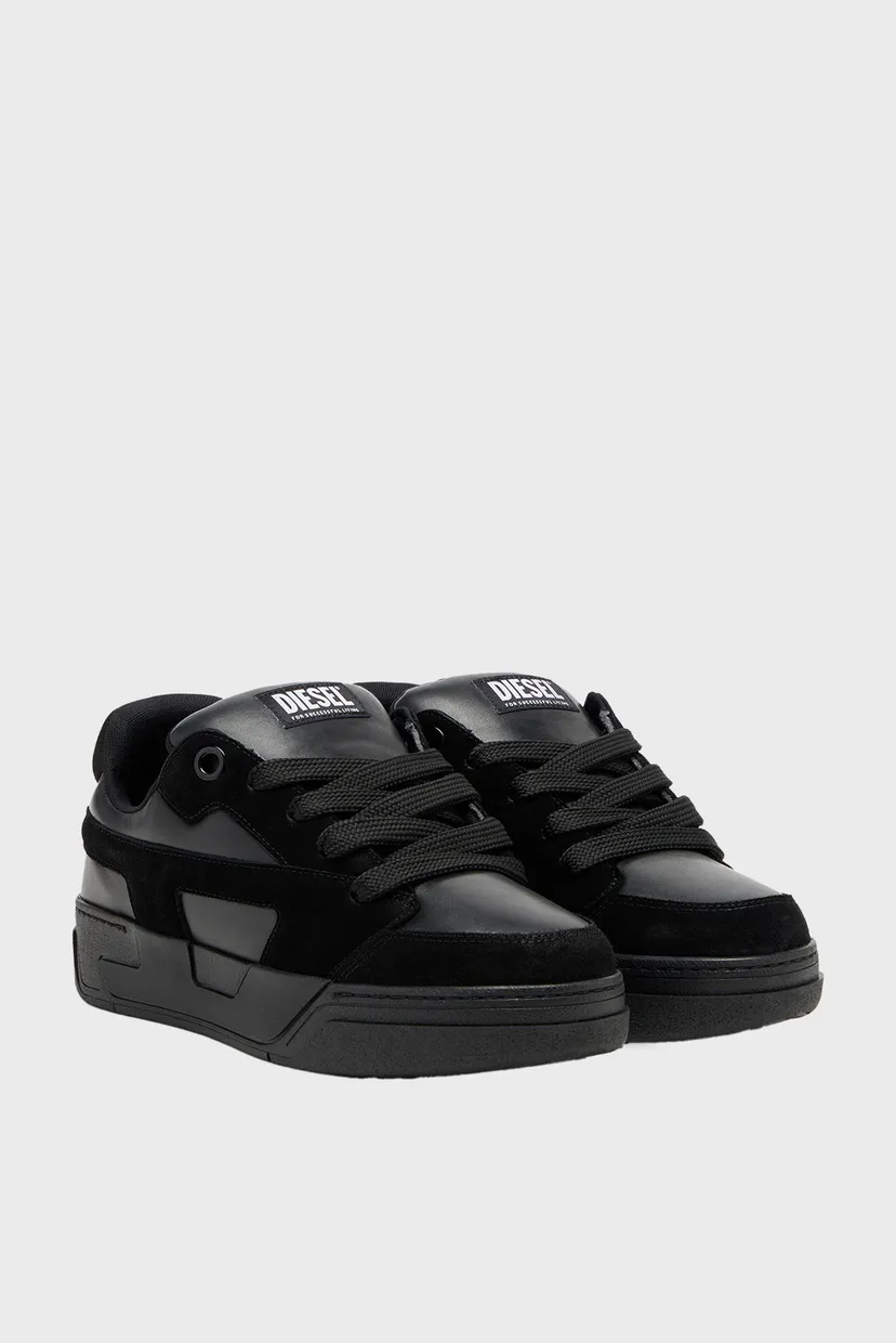 Мужские черные кожаные сникерсы D-OLLIE / S-D-OLLIE LOW SNEAKERS 3