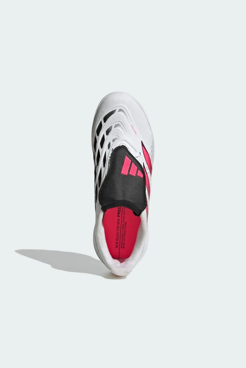 Детские белые сороконожки PREDATOR LEAGUE Fold-Over Tongue Turf Football Kids 6