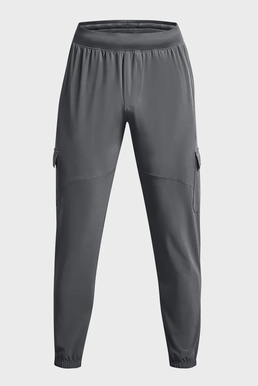 Мужские темно-серые спортивные брюки UA Stretch Woven Cargo Pants 5