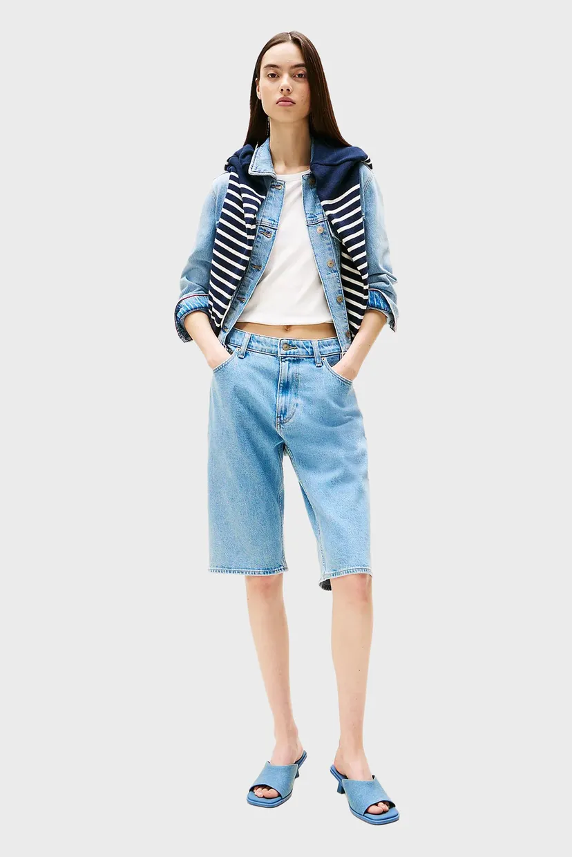 Женские голубые джинсовые мюли THE NOHO MULE DENIM 6