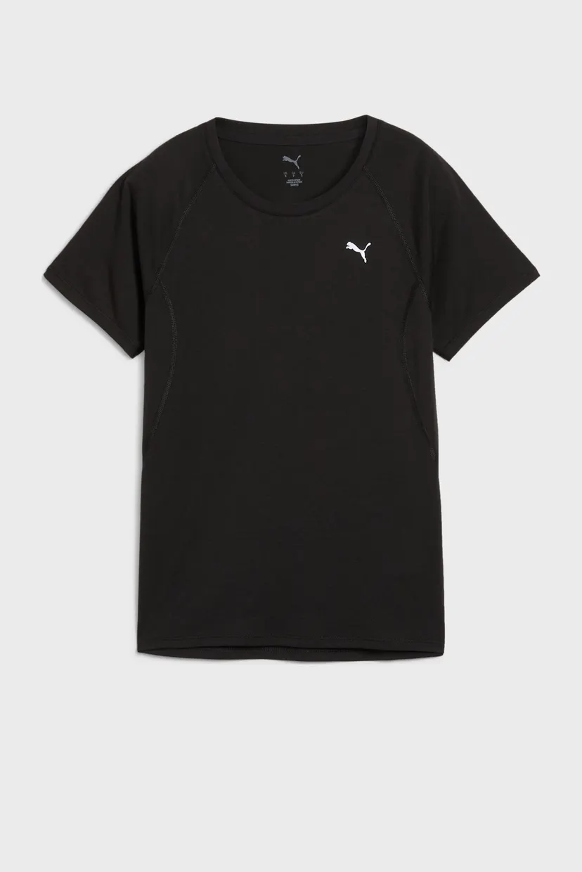 Женская черная футболка VELOCITY Tri-Blend Running Tee Women 4